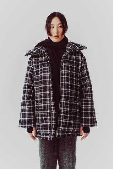 TUFNELL JACKET - CHECKED WOOL